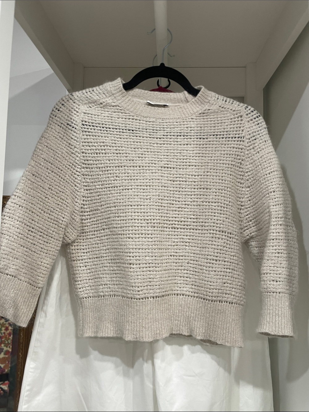 Peserico 3/4 sleeve sweater, S